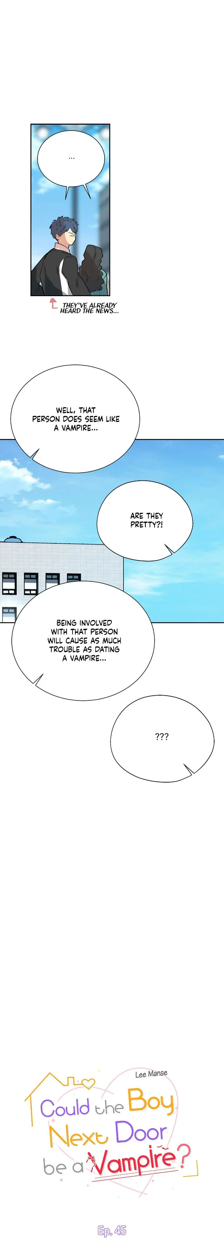 Could the Boy Next Door Be a Vampire? – Chapter 45 page 8