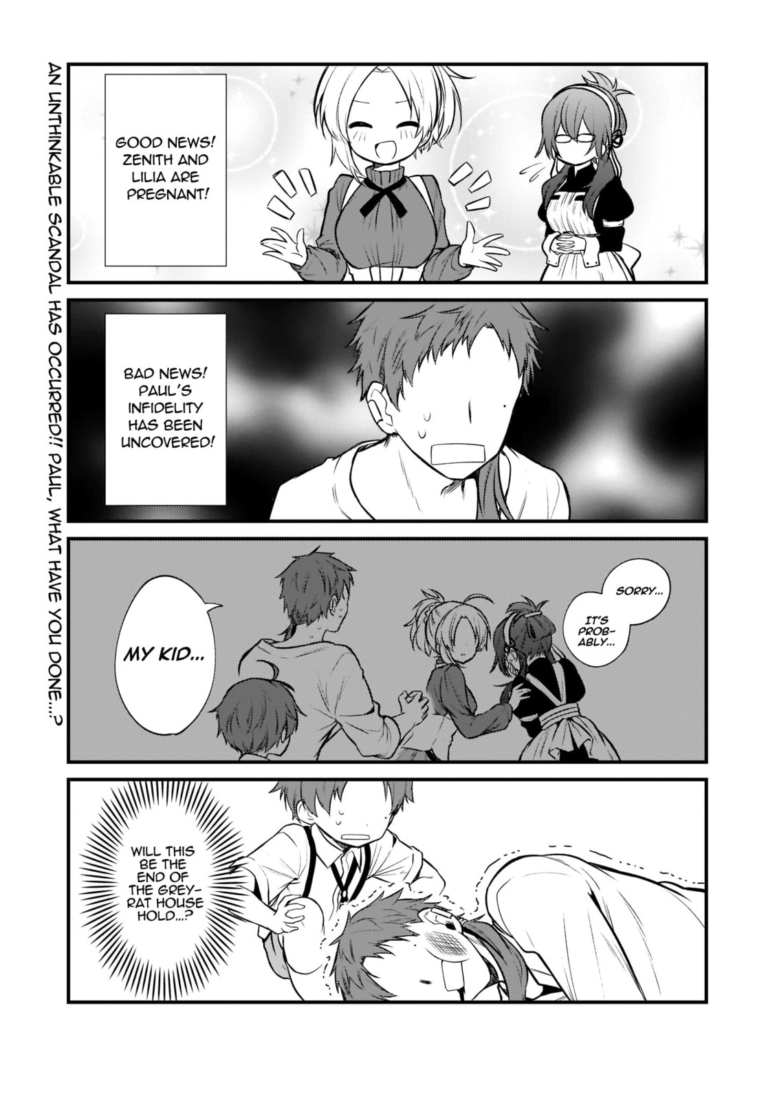 Mushoku Tensei: 4-koma ni natte mo Honki dasu – Chapter 5 page 0