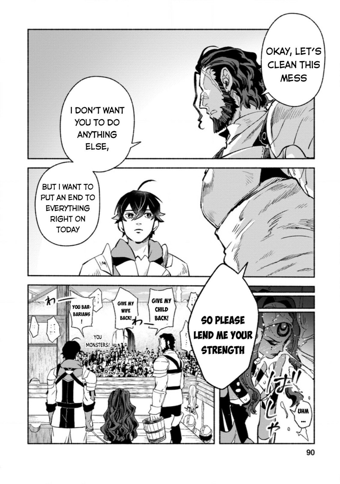 Sono Monban, Saikyou Nitsuki: Tsuihou Sareta Bougyo Ryoku 9999 no Senshi, Outo no Monban Toshite Musou Suru – Chapter 8 page 28