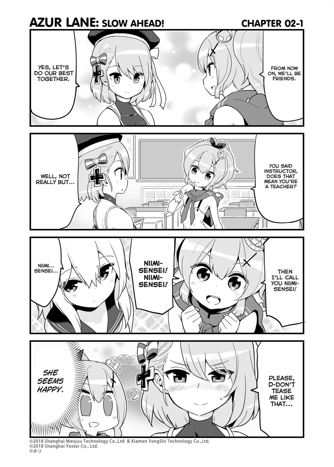 Azur Lane 4-koma: Slow Ahead! – Chapter 2 page 0